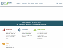 Tablet Screenshot of geops.ch