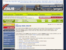 Tablet Screenshot of italie.geops.cz