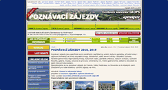 Desktop Screenshot of poznavaci-zajezdy.geops.cz