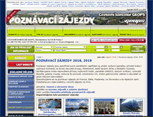 Tablet Screenshot of poznavaci-zajezdy.geops.cz